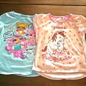 Bundle of 4 Tee‎ Shirts Girls Size 6